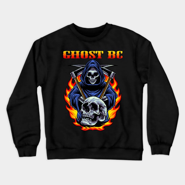 GHOST BC BAND Crewneck Sweatshirt by Bronze Archer